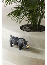 Rhino Sculpture, Black/Gold -  Limited Edition